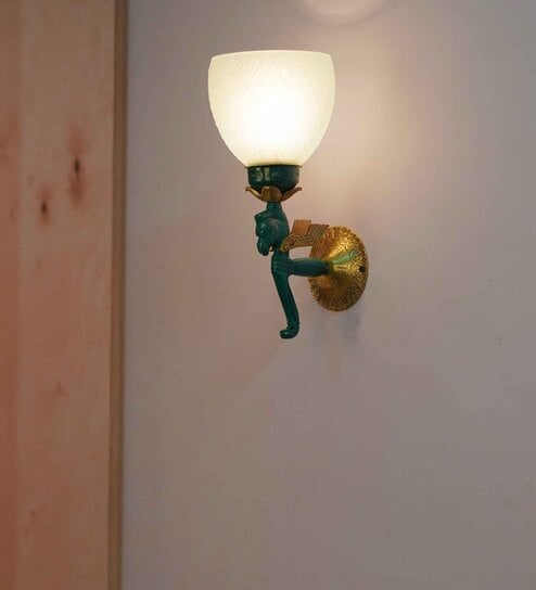 Como Green Aluminium Wall Sconces