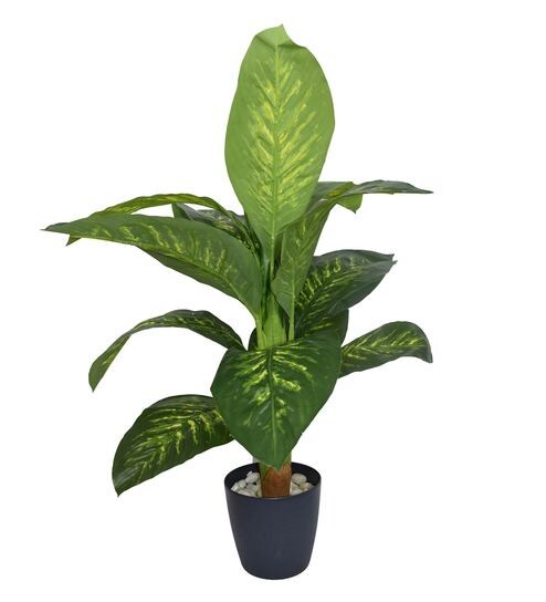 Buy Green Artificial Dieffenbachia Floor Silk Plant Without Pot By