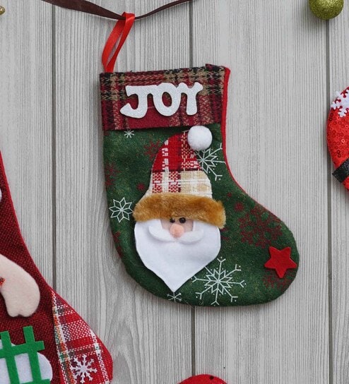 Green Cotton Christmas Decorations