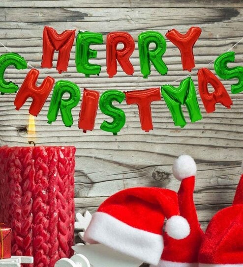 Green Fabric Foil Balloons