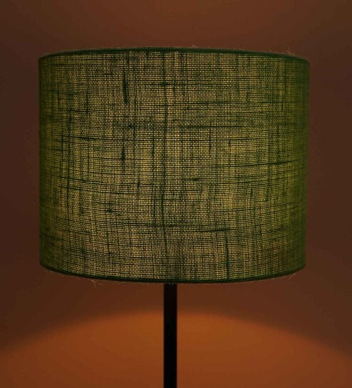 Green Jute Lamp Shade
