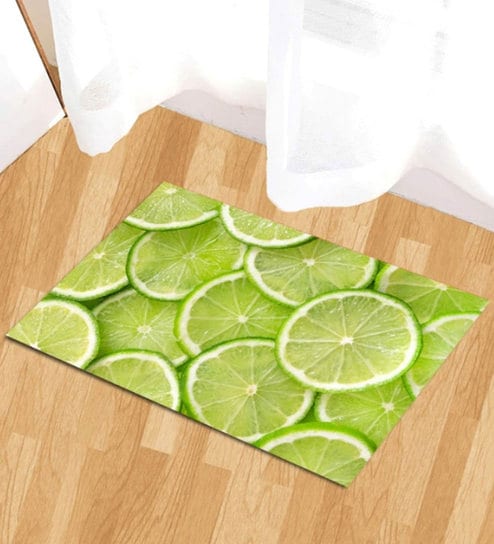 Buy Lime Green 3d Door Mat By Status Online Abstract Door Mats