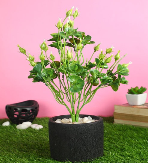 Green PVC Artificial Plant Without Pot