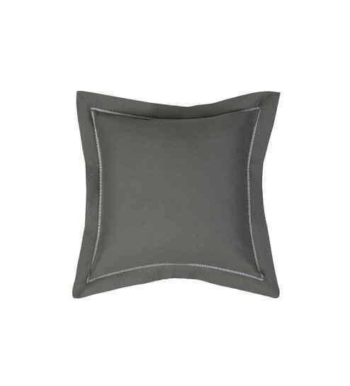 Green Solid 300 TC Cotton 2 Pillow Case Euro Set