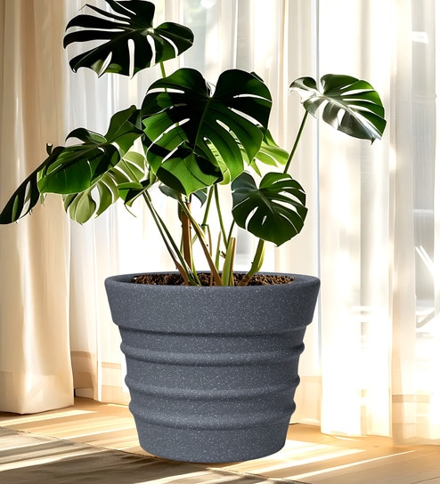 Grey BR Round 21 Inches Planter