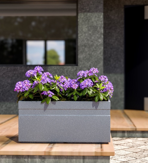 Grey GT rectangular 2411 Planter