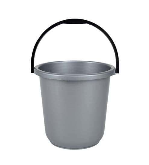 Grey 6 Ltr Polypropylene Bucket Set by Regalo