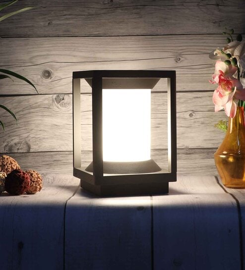 Grey Aluminium 9 Watt Gate Light