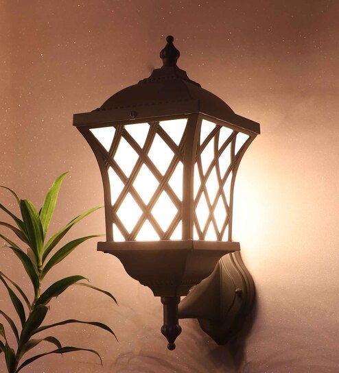 Grey Aluminium 9 Watt Gate Light