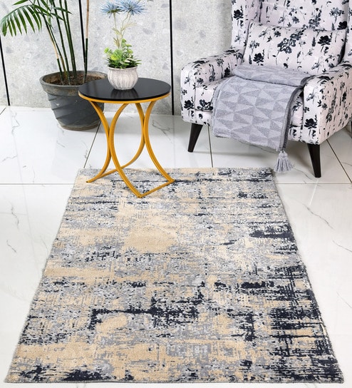 Grey Anil Modern Pile 4X6 Ft Carpet