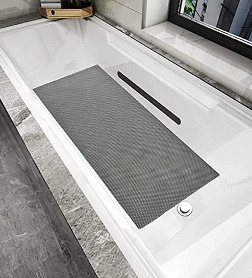 Grey Antiskid 2 x 3 Feet PVC Bathroom Mat