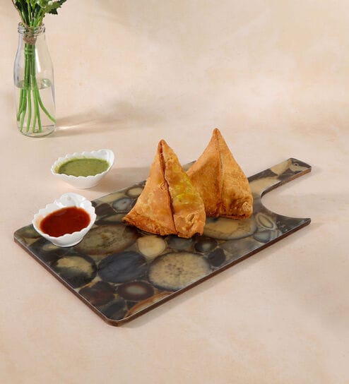 Grey Mdf 16 Inch Appetizer Platters