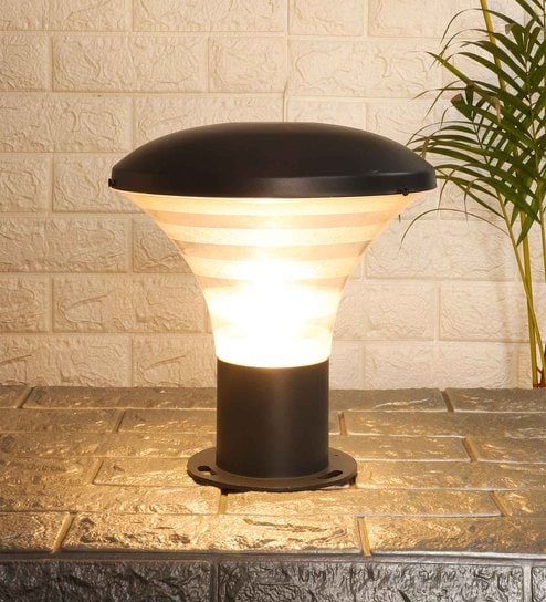 Grey Metal Gate Light
