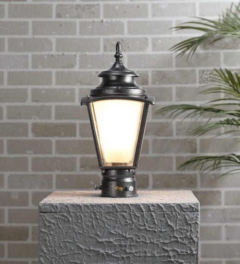 Grey Metal Gate Light By Fos Lighting
