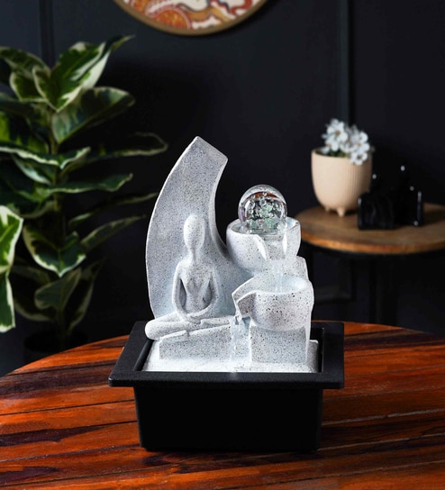 Grey Nirvana Nectar Indoor Table Fountain