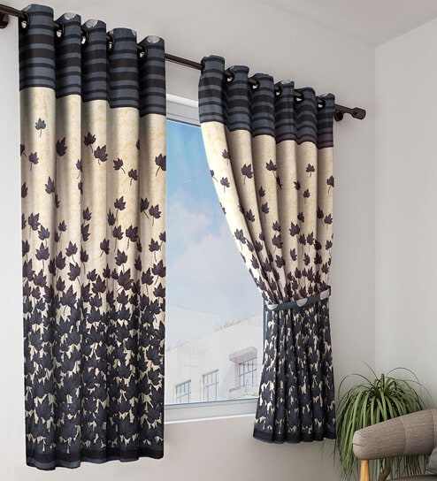 Buy Blue Curtains & Accessories for Home & Kitchen by Home Sizzler Online