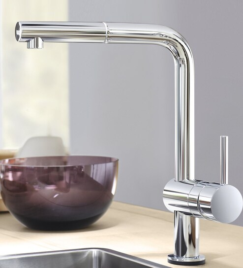 Buy Grohe Minta Touch Silver Brass Kitchen Faucet Online Kitchen