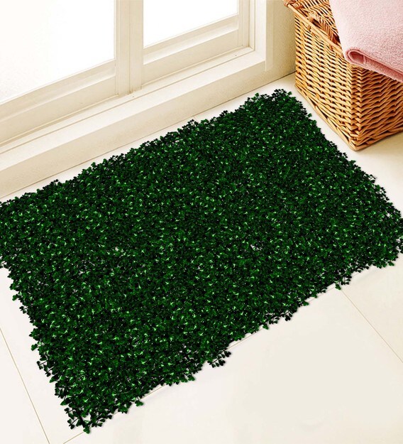 Buy Green Plastic Artificial Gardening Mats By StoryHome Online