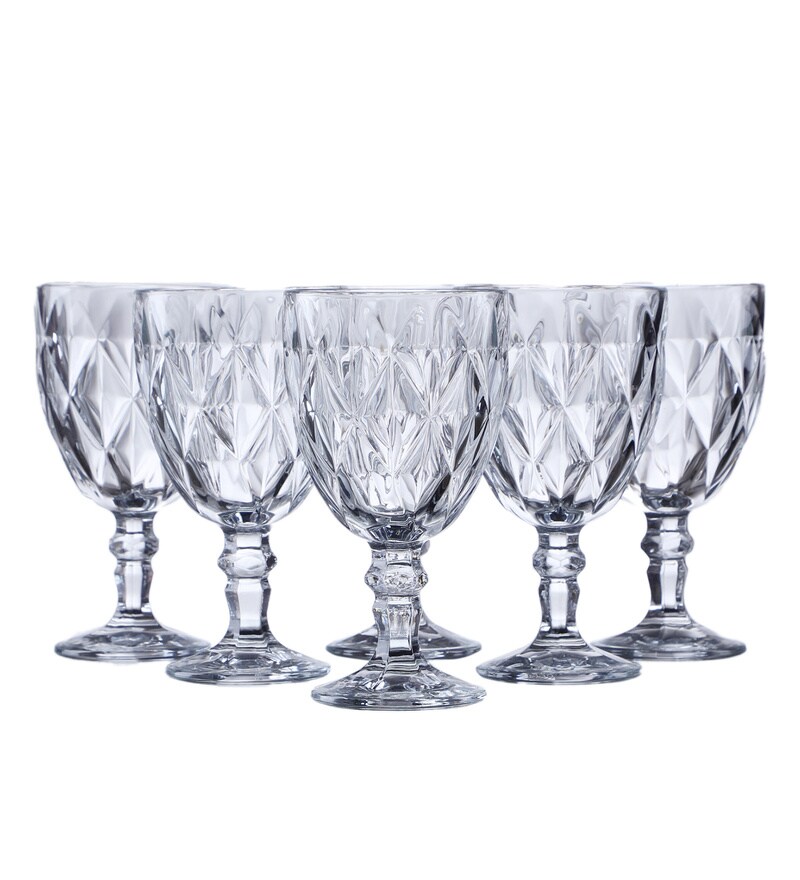Buy Grace 340ml (Set of 6) Globet Wine Glass by Ceradeco Online Wine