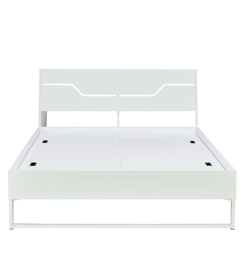 Buy Grande King Size Bed in Ivory Finish by Doctor Dreams Nilkamal