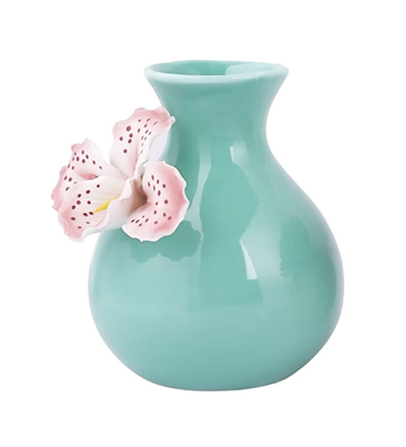 Buy Green Ceramic Flower Vase by TAYHAA Online Vases Vases Home