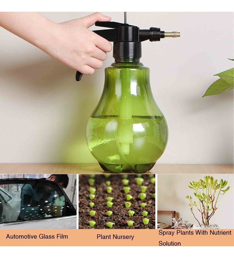 Buy Green Plastic 2 Ltrs Water Spray Bottle Gardening Tool By House of