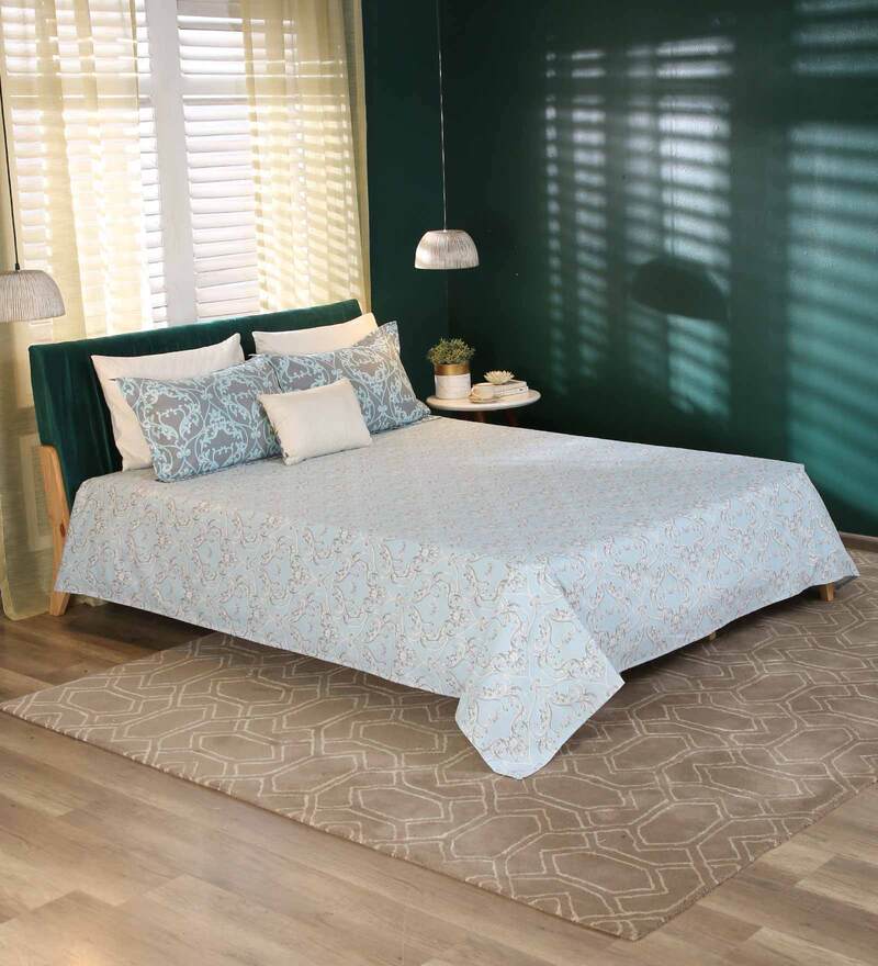120 TC Cotton Double Bedsheet 