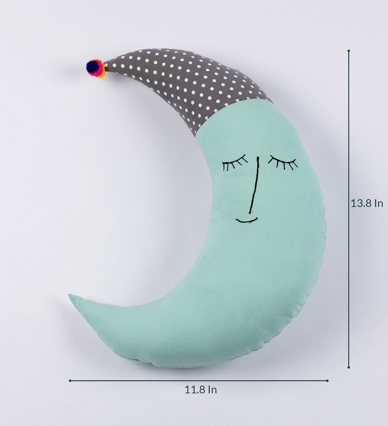 Buy Moon Shaped Cushion by Oscar Home Online Kids Pillows Kids