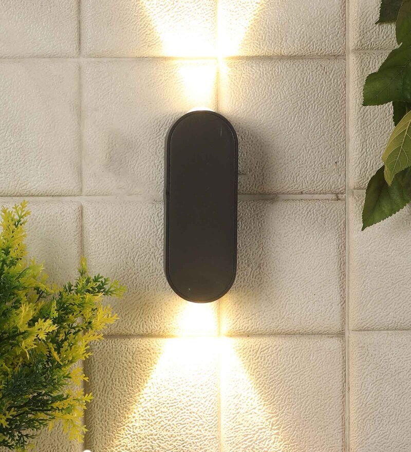 Buy Grey Aluminium Outdoor Wall By Eliante By Jainsons Lights Online