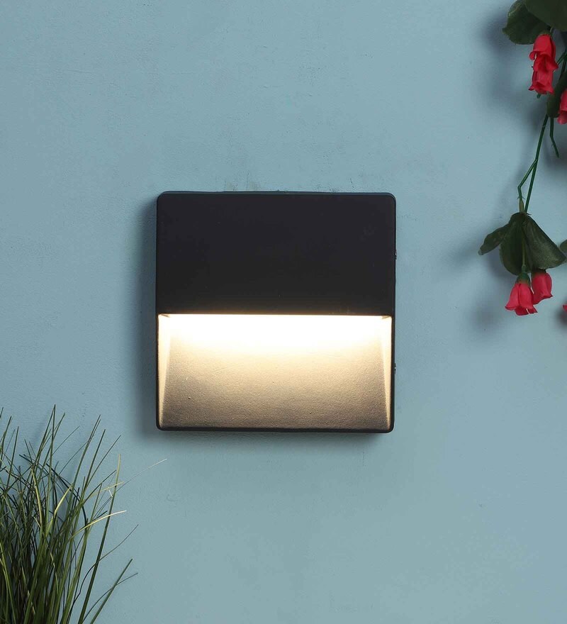 Buy Grey Aluminium Outdoor Wall Light by LeArc LED Lighting Online