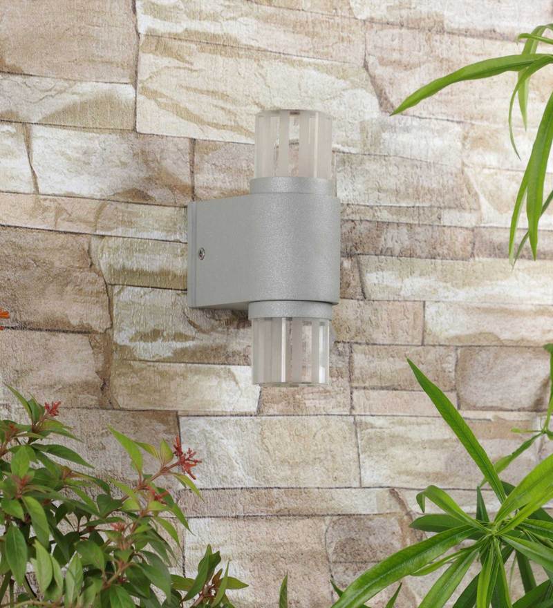 Buy Grey Metal Outdoor Wall Light By Eliante By Jainsons Lights Online