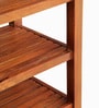 Grabow Mango Wood Book Shelf In Walnet Finish