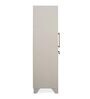 Grace 2 Door Metal Almirah with Mirror in Brown Colour