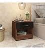 Grace Bed Side Table in Walnut & Wenge Colour
