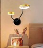 Grace Metal Novelty Wall Light (Black & Gold)
