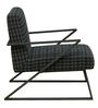 Grace Lounge Chair with Base in Grey Finish