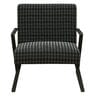Grace Lounge Chair with Base in Grey Finish