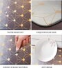 Gradation Geometric Microfibre 30x18 Inches Anti Skid Door Mat