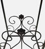 Gradeur Solid Wood End Table In Black & White Finish