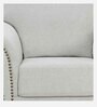 Grafton Fabric 1 Seater Sofa In Ivory Colour
