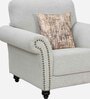 Grafton Fabric 1 Seater Sofa In Ivory Colour