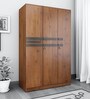 Grafton 3 Door Wardrobe in Natural Pine & Black Finish