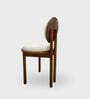 Graham Glass-Top 4 Seater Dining Table Set In Mango Wood Finish