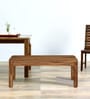 Granada Solid Wood 2 Seater Dining Bench in Natural Walnut Finish