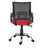 Grand Ergonomic Chair in Red & Black Colour Colour