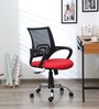 Grand Ergonomic Chair in Red & Black Colour Colour