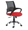Grand Ergonomic Chair in Red & Black Colour Colour