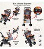 Grand Supreme 3 In 1 Baby Stroller With Rocker In Multi Colour
