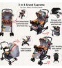 Grand Supreme 3 In 1 Baby Stroller With Rocker In Multi Colour