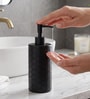 Matty Black Grande Bathroom Soap Dispenser